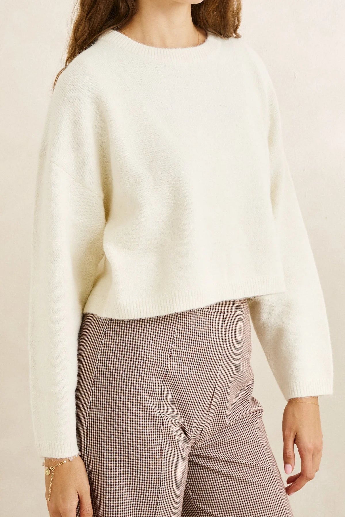 RHYTHM FEMME ESTELLE FLUFFY CREW NECK KNIT