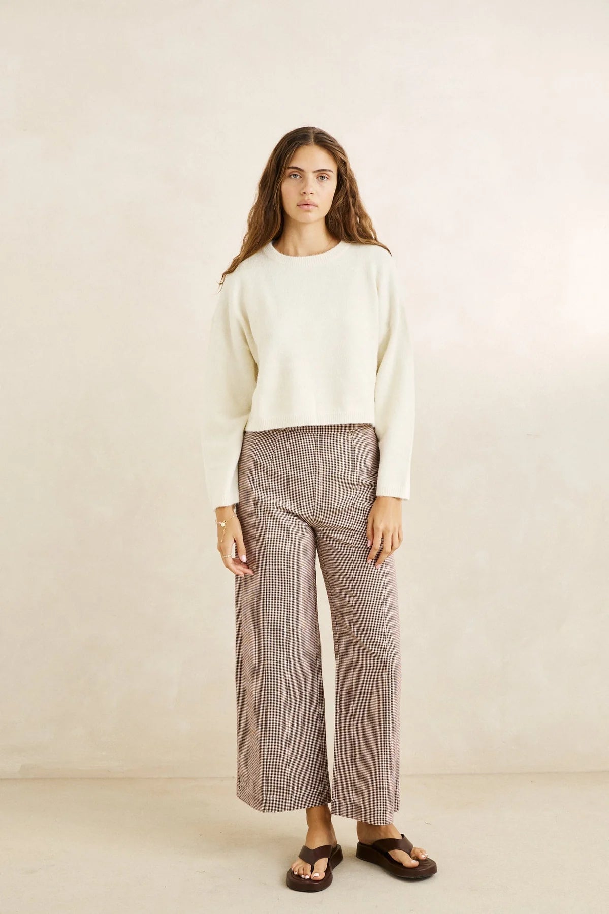 Pull femme à col rond Rhythm Estelle Fluffy Crew Neck Knit