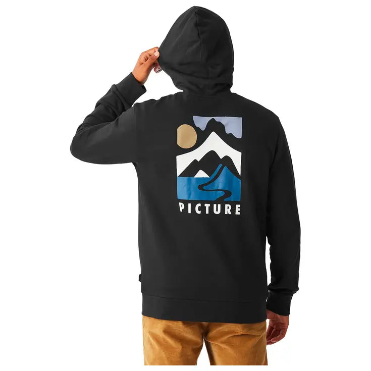 SWEAT ZIPPE PICTURE KENOMA NOIR