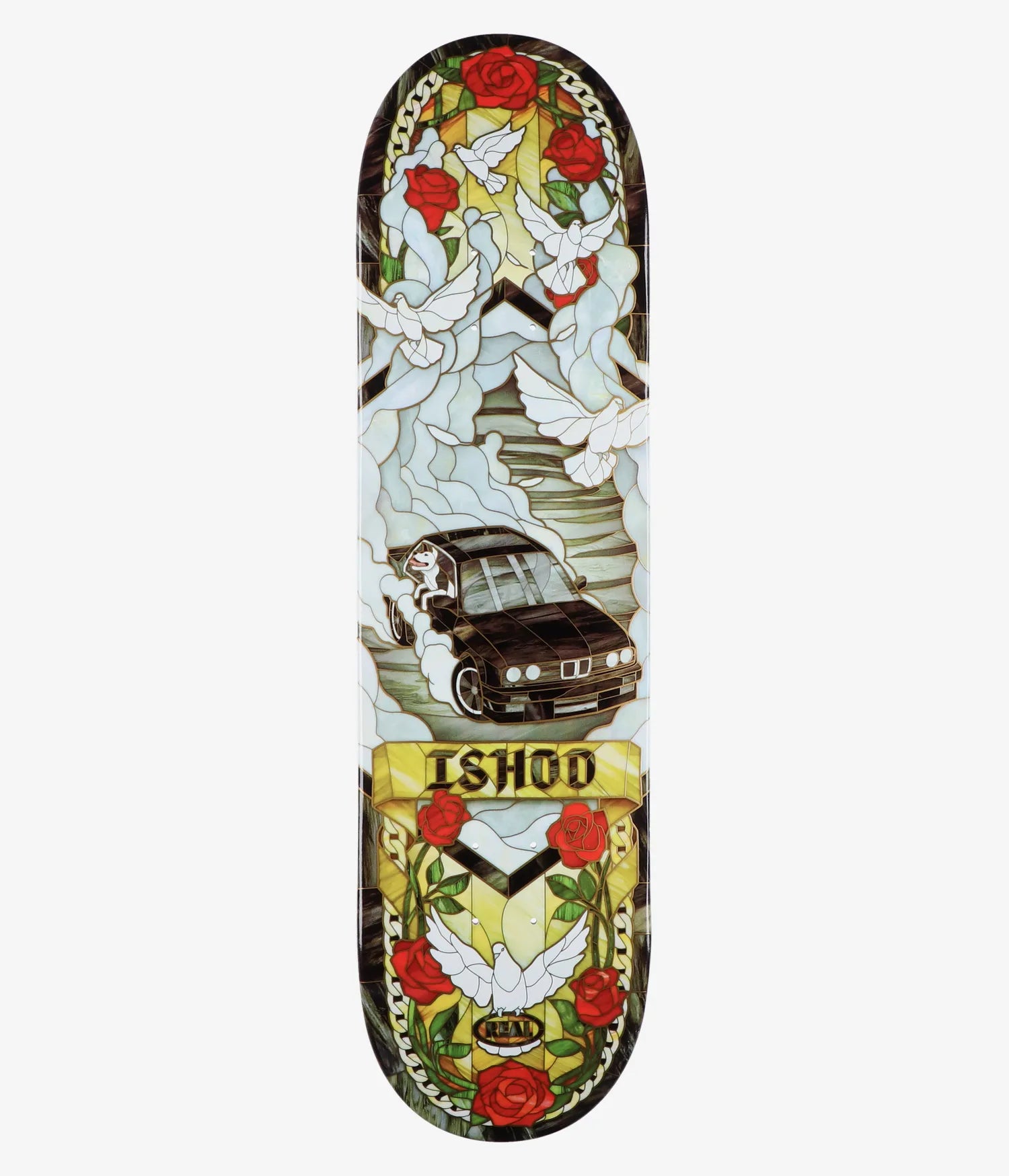 PLANCHE DE SKATE REAL ISHOD CATHEDRAL TWIN TAIL 8.25 X 31.8