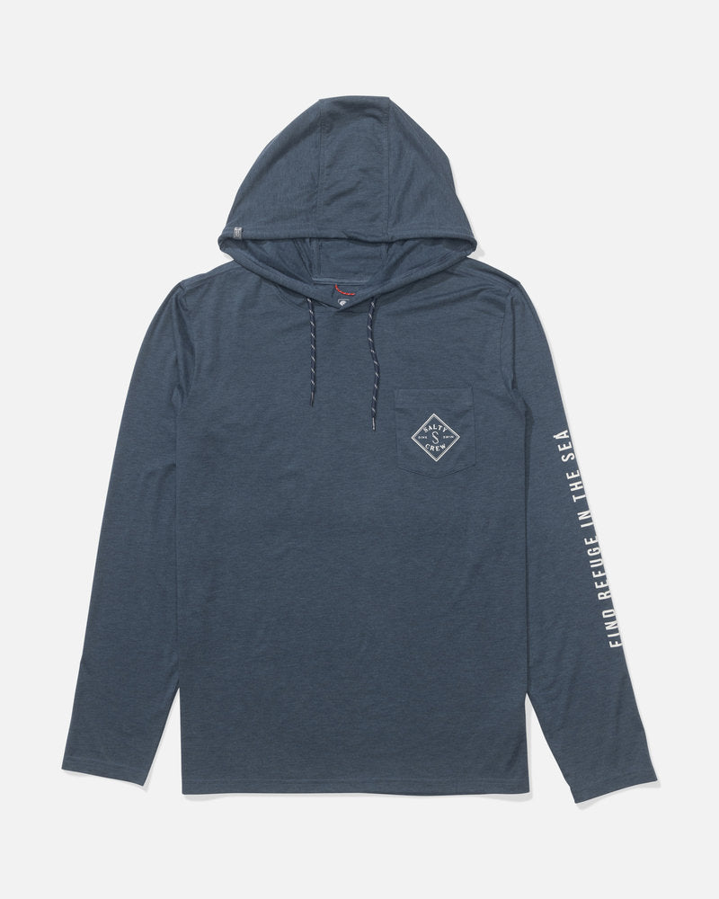 TIPPET HOOD TECH TEE SALTY CREW