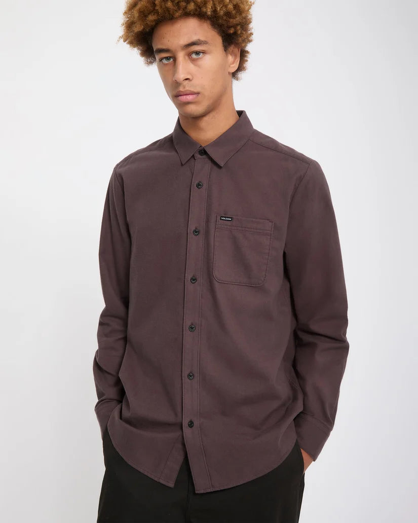 CHEMISE HOMME VOLCOM CADEN SOLID LS
