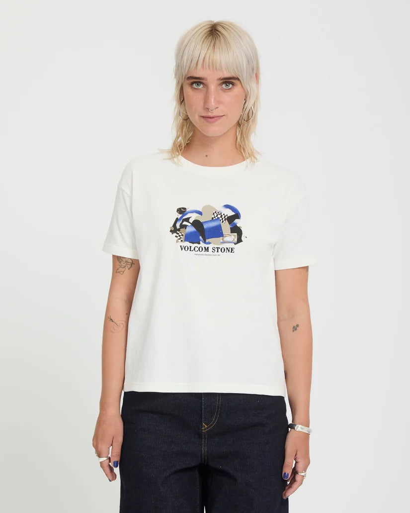 T-SHIRT FEMME VOLCOM CARRAU SS TEE 2
