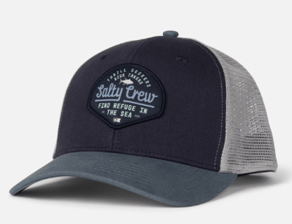 CASQUETTE SALTY CREW BORDER TRUCKER NAVY/SLATE