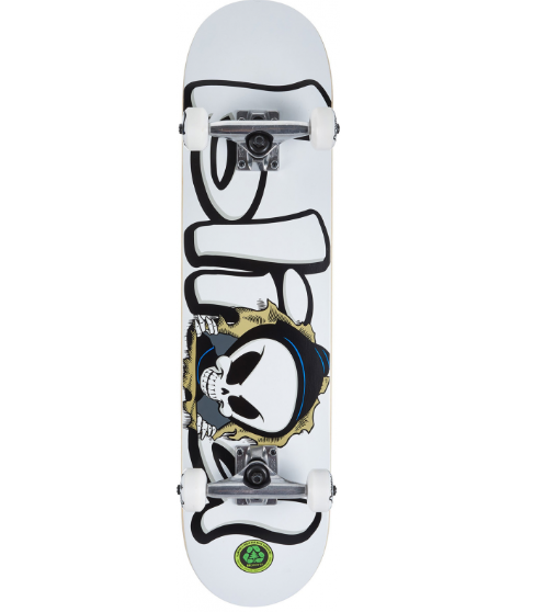 SKATE COMPLET BLIND 7.625 X 31.25 BUST OUT REAPER SOFT WHL WHITE