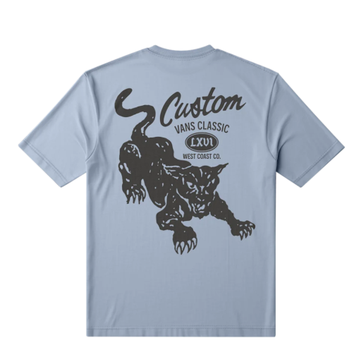 T-SHIRT VANS CUSTOM CAT SS TEE SOFT SLATE