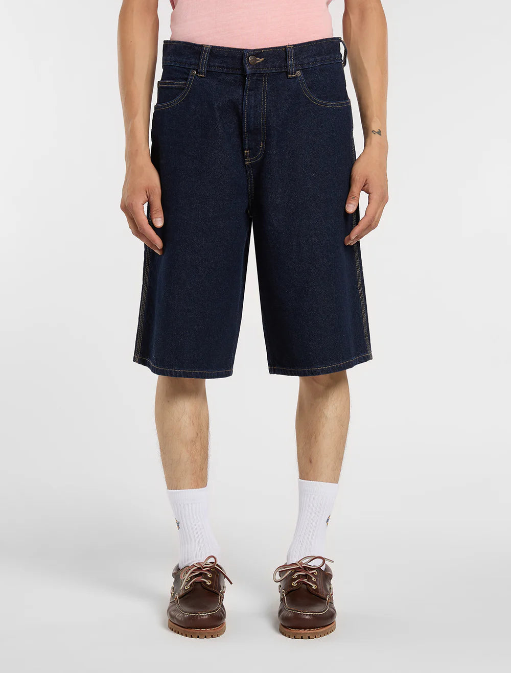 SHORT LONG DICKIES 958 13 IN LSE SHORT JEAN RINSED