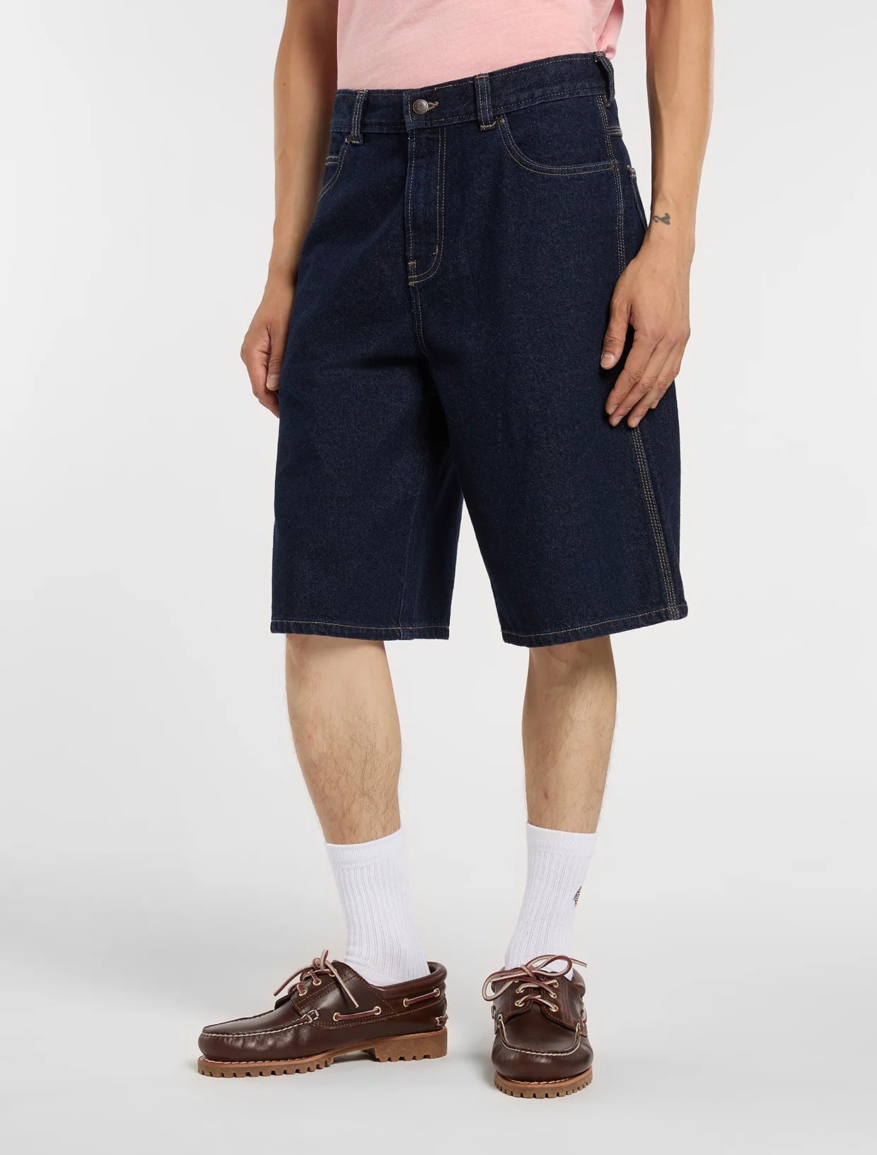 SHORT LONG DICKIES 958 13 IN LSE SHORT JEAN RINSED