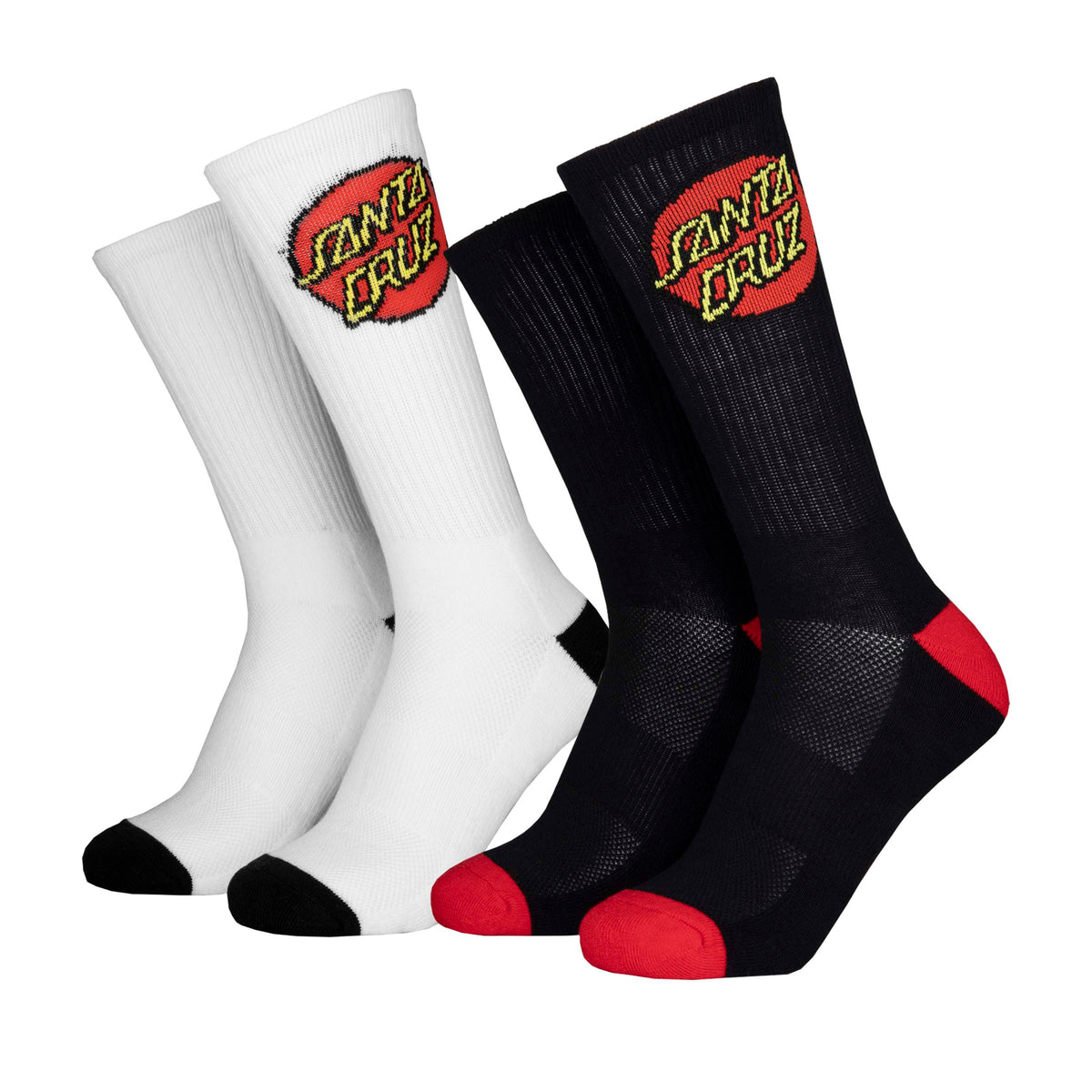 PACK DE 2 PAIRES DE CHAUSSETTES SANTA CRUZ CLASSIC DOT