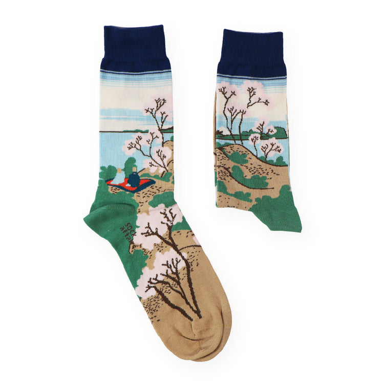 Chaussettes sock Affairs Hokusai, Mount Fuji
