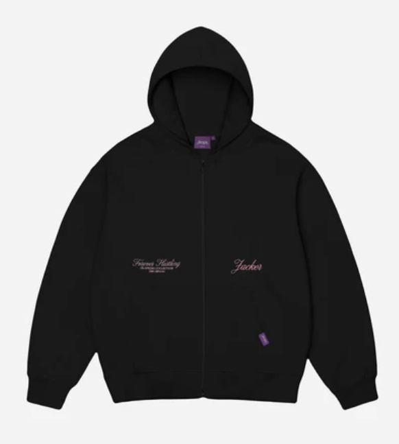 SWEAT ZIP JACKER GRACE NOIR