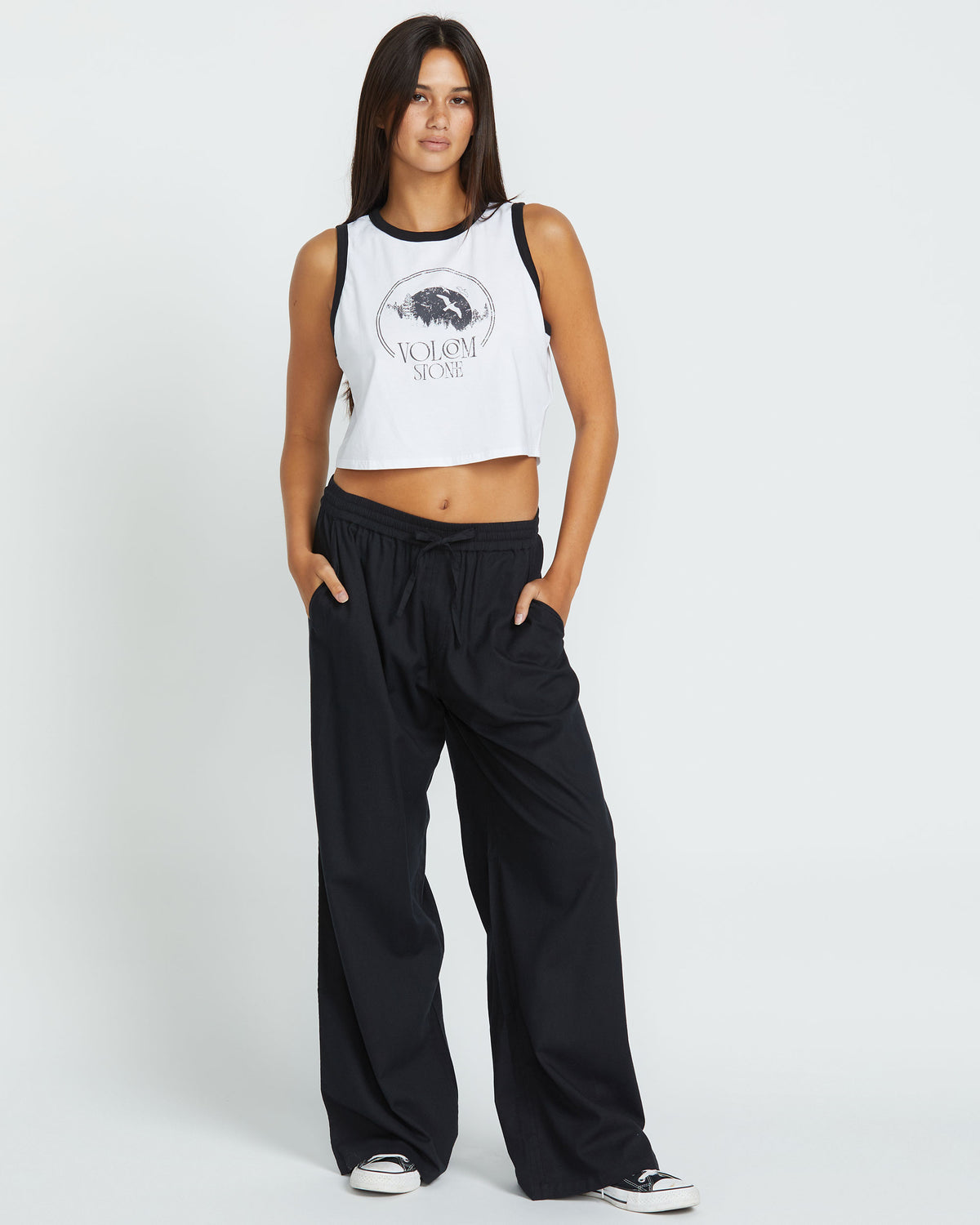 DROPPING IN PANT BLACK