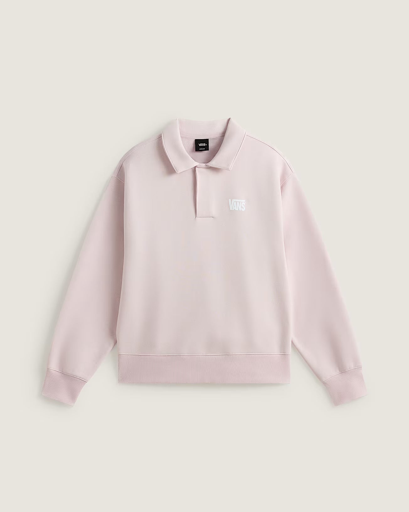 PULL POLO FLEECE MANCHE LONGUE
