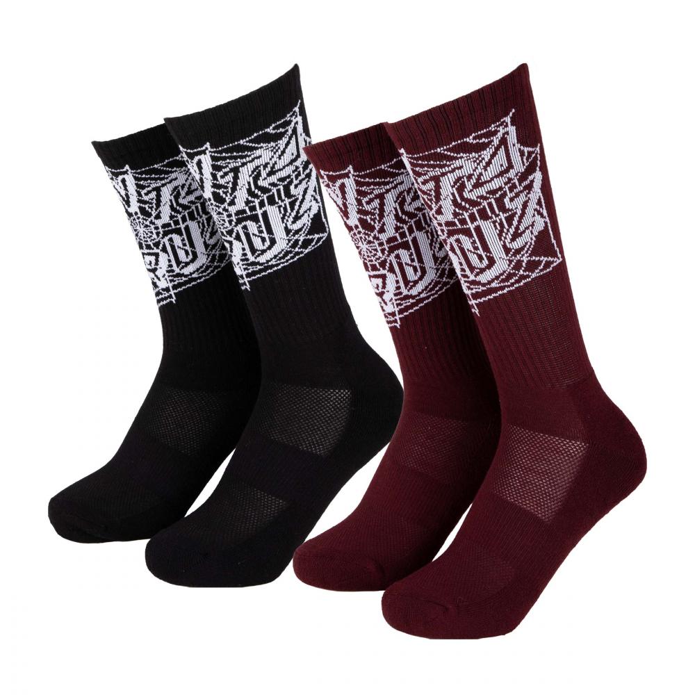 PACK DE 2 PAIRES DE CHAUSSETTES SANTA CRUZ WEB DOT