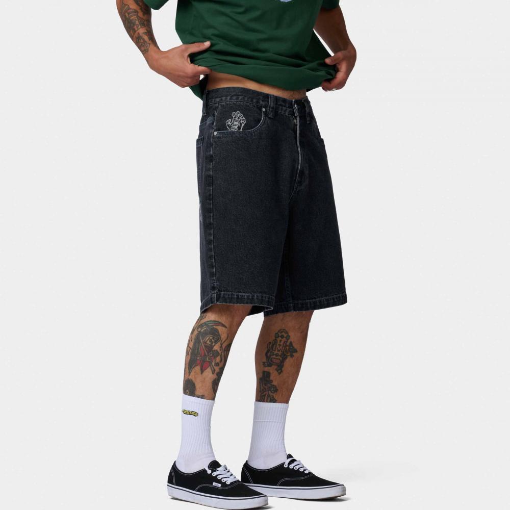 SHORT SANTA CRUZ STAMPED BIG SHORT NOIR