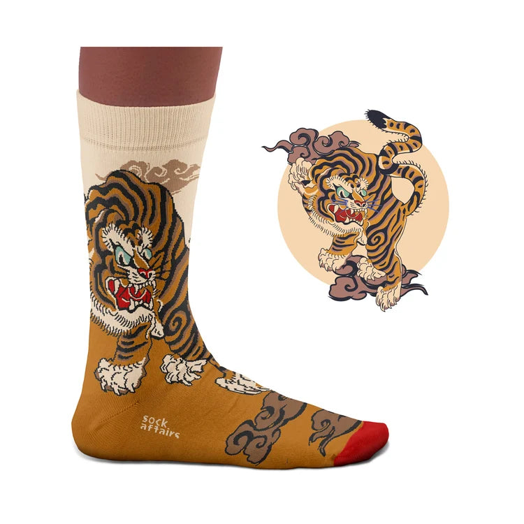 Chaussettes sock Affairs Traditional Tiger Tattoo