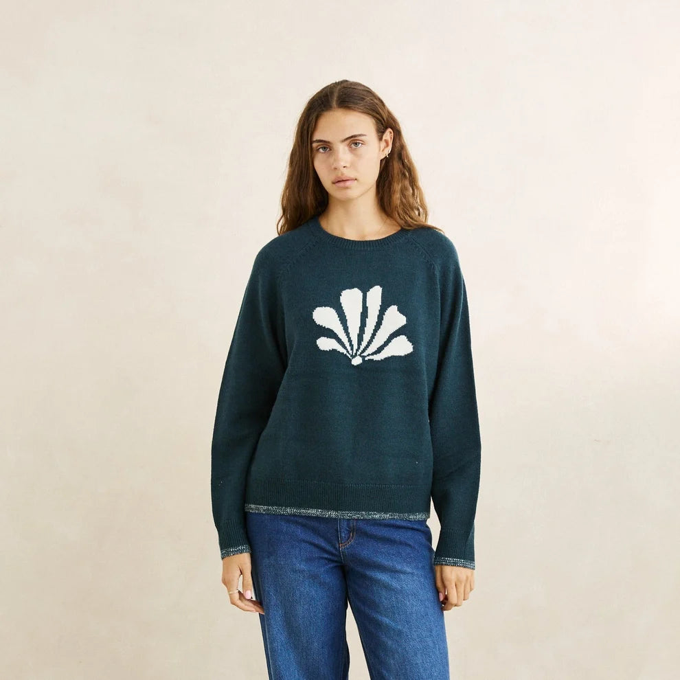 PULL FEMME RHYTHM BAYSIDE CREW NECK KNIT