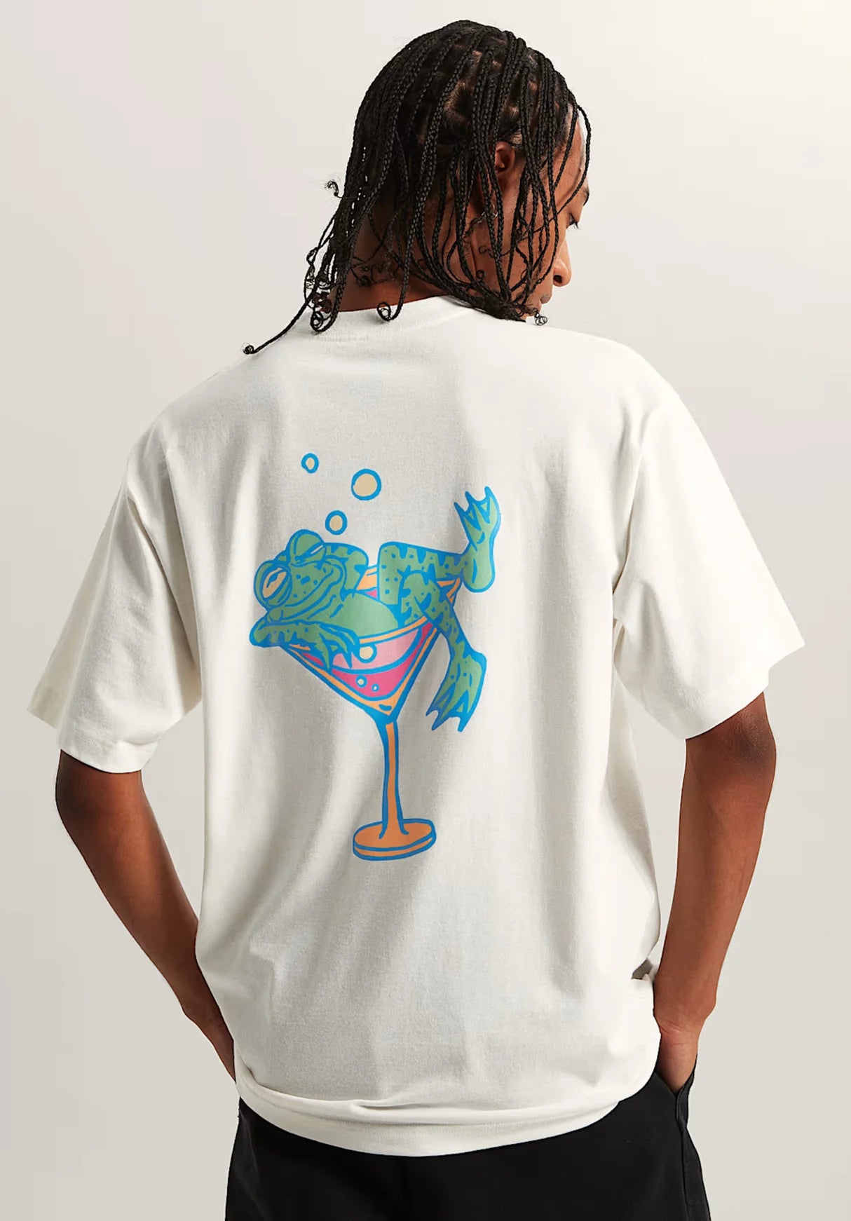 T-SHIRT VANS BAR HOPPER SS TEE EGRET