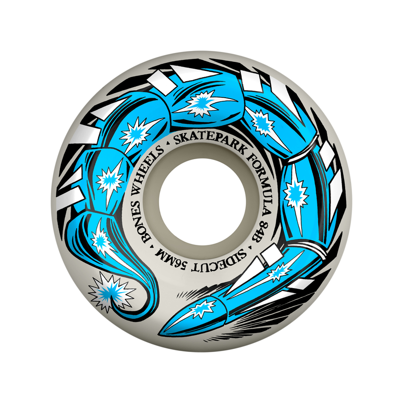 JEU DE 4 ROUES DE SKATE BONES SPF 56MM SCORPEEDO 84B