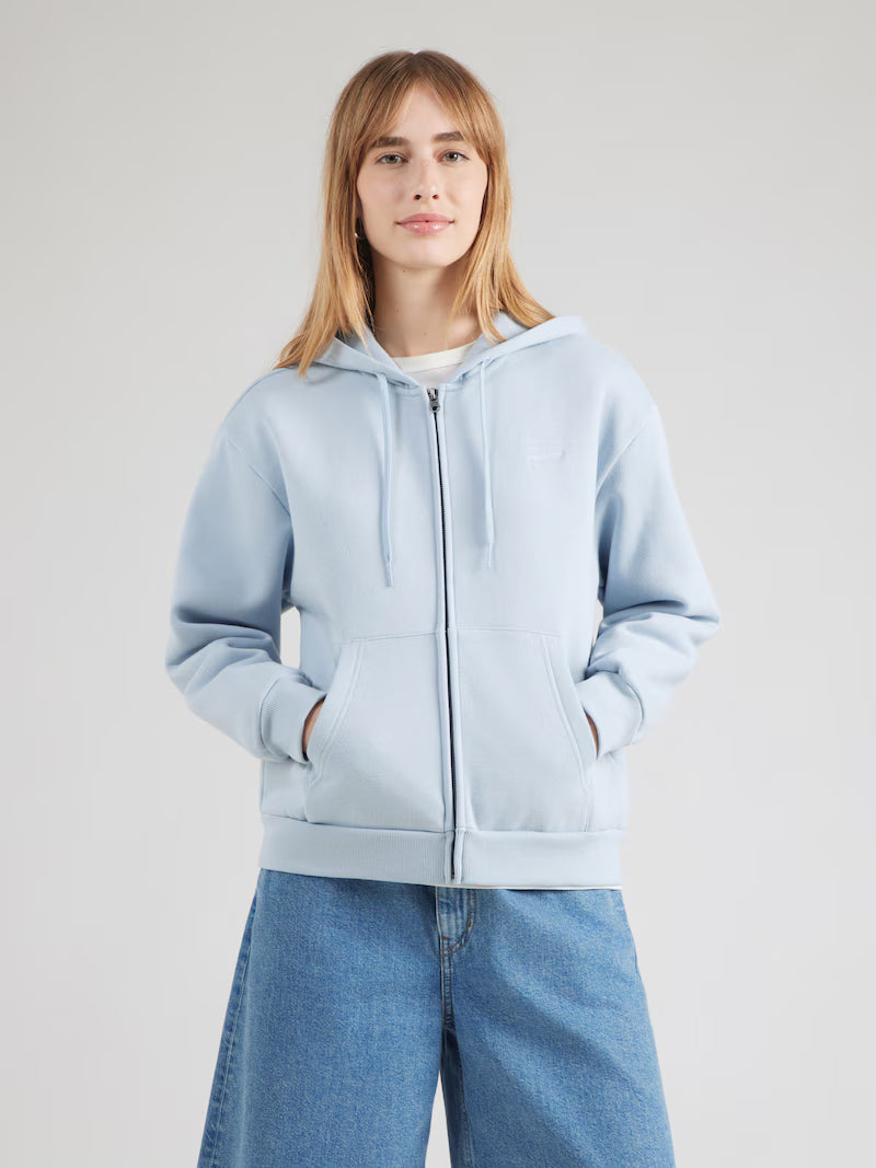 Sweat zippé à capuche femme Vans Salton Full Zip Soft Slate