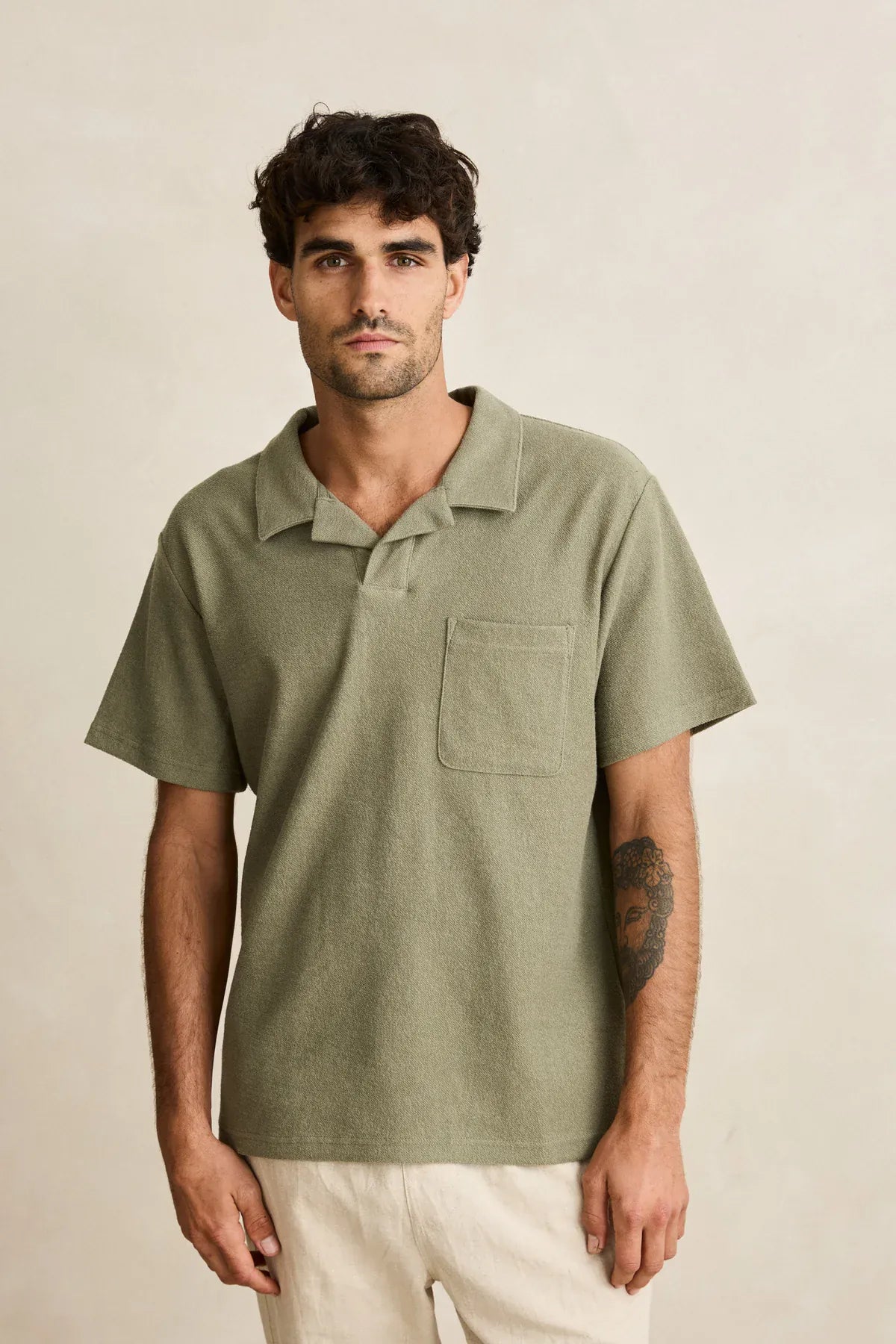POLO RHYTHM VINTAGE TERRY POLO