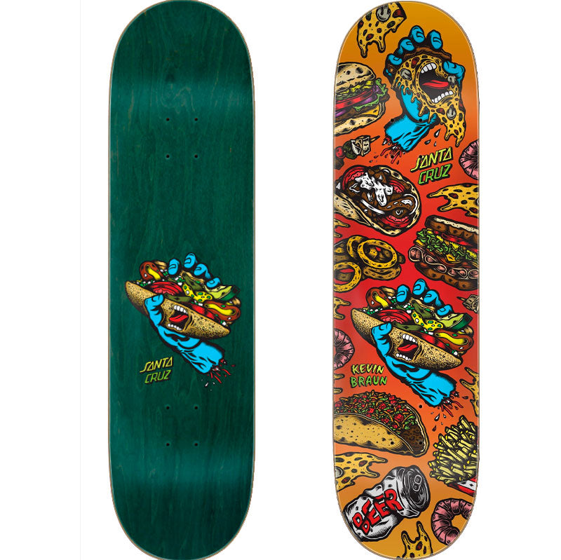 PLANCHE SANTA CRUZ BRAUN SNACKS SLICK 8.25X31.8