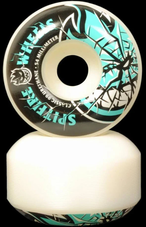 JEU DE 4 ROUES SPITFIRE 99A 54MM SHATTERED