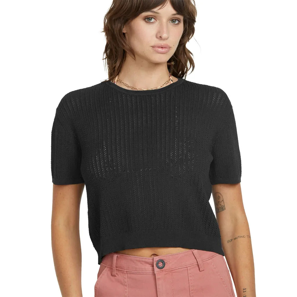 MESHY BEACH SS NOIR